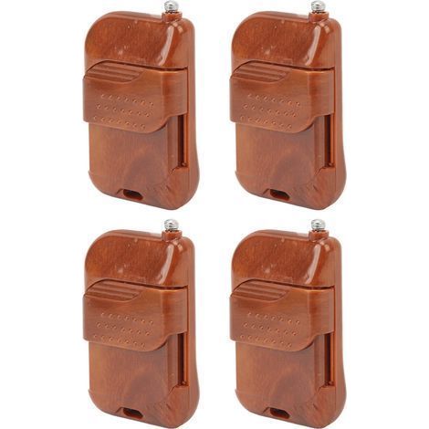 Lot de 4 télécommandes clonées 433 MHz à 4 canaux pour porte de garage ou portail (1/5)