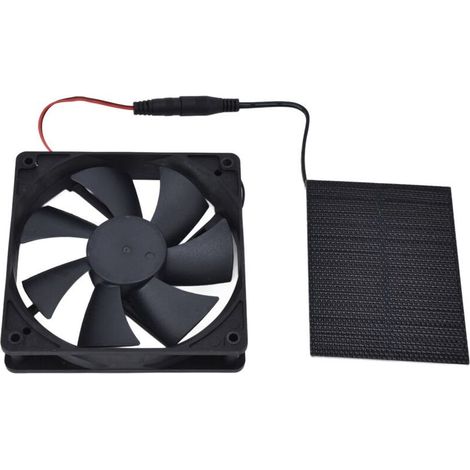 Ventilateur Solaire 3W Professionnel pour Poulaillers, Serres et Abris (1/5)