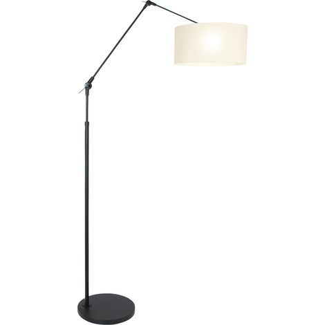 Steinhauer - lampada da terra - Prestige Chic - nero - lino (1/4)