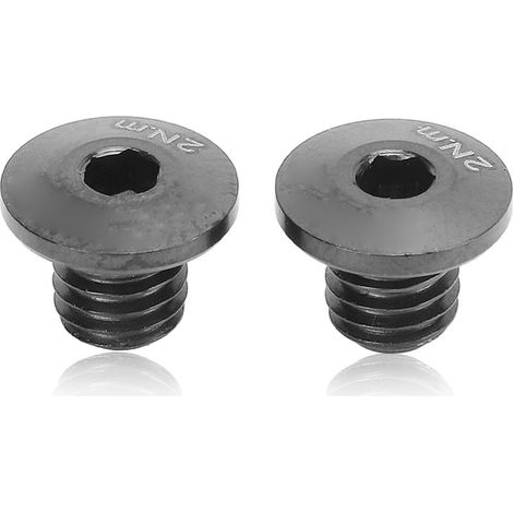 RISK Titane Vis de Levier de Frein de Vélo Cylindre d'Huile Intégral Boulon Frein Hydraulique pour M7000 M8000 M9000 M9020 Noir (1/5)