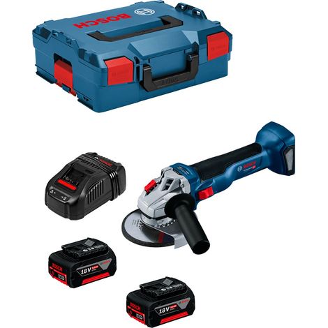 Meuleuse d'angle Bosch GWS 18V-10 18 V 2x5 0 Ah accu.