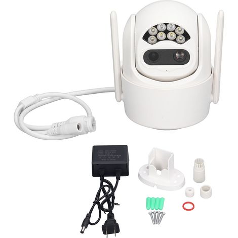 Caméra de surveillance extérieure WiFi 1080P HD, dôme, zoom optique, alimentation 110-240V, prise US, sans fil. (1/5)