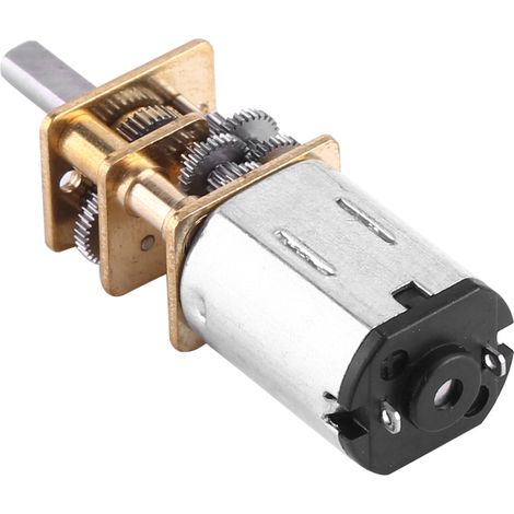 Moteur à engrenages DC 6V 10RPM, couple élevé 1:1000, pour modélisme et bricolage, boîte de vitesses robuste, pièce détachée hobby. (1/5)