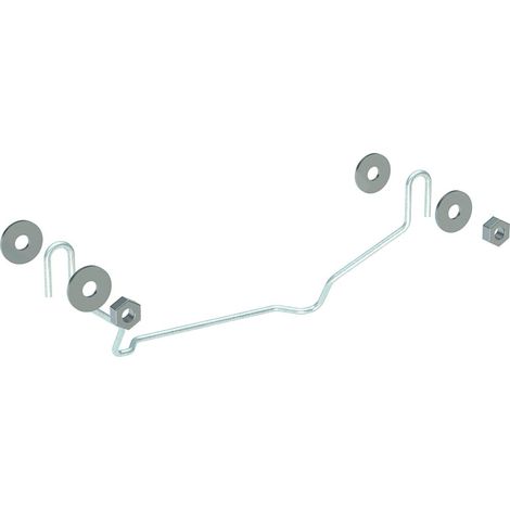 Kit de fixation GE pour colonne semi-encastrée pour lavabo, longueur 20 cm, Kerafix (1/2)
