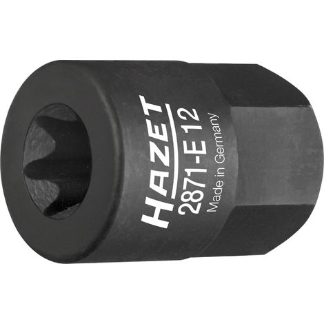 Hazet Turbolader/Krümmer Einsatz 17 mm Außen-Sechskant, Außen TX Profil, SW E12 (1/3)