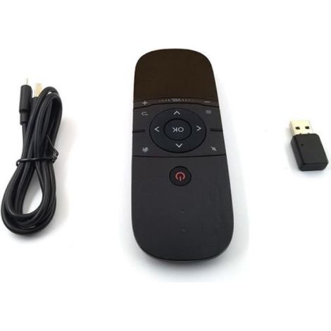 Fly Air Mouse clavier sans fil rechargeable, Mini télécommande pour Smart Android Tv Box, Mini ordinateur (1/4)