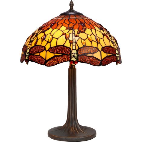 Baum Tischlampe Belle Amber Serie D-40cm