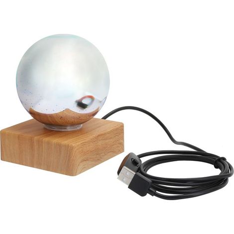 Ball of glass night socket USB lamp of bedside decorative colored gift of christmas (1/5)