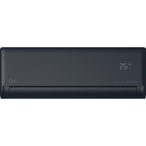 Midea Single-Split Klimagerät Solstice Inneneinheit wandhängend R32, 2,5kW, 230V, Schwarz