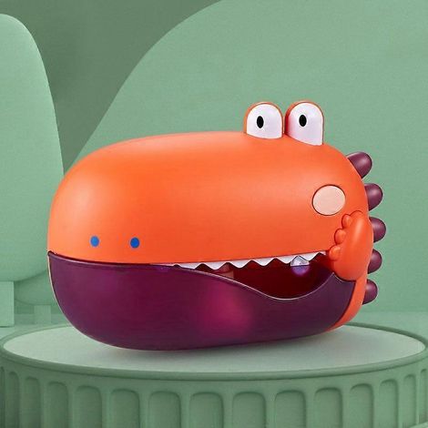 Le jouet de bain dinosaure est idéal pour un bain moussant, avec plus de 1000 bulles par minute, et peut accueillir jusqu'à 12 enfants. (1/4)
