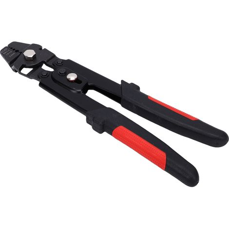 Pince à sertir pour câbles et fils, acier à haute teneur en carbone, 4 positions de sertissage, 150 manchons aluminium pour corde à câble, laisse de chien, fil inox, lot de 150 pièces (1/5)