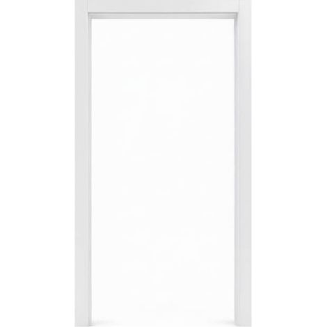 Kit de nez de cloison en alu 15/10ème pour encadrement de porte - 78mm - RAL9010 - ALUHOME