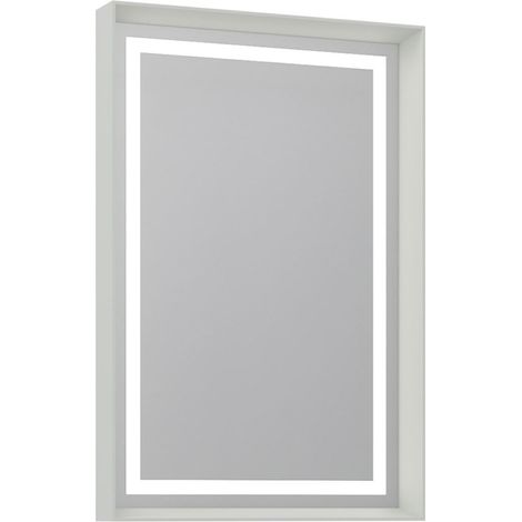 Dekorativer Holzspiegel "Craft 60 x 90 v2" – 60 x 10 x 90 cm – Matt-Kaschmir (1/3)