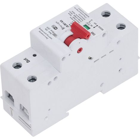 Disjoncteur WiFi 2P 63A moniteur de puissance télécommandé minuterie interrupteur sécurité domestique AC 220V 230V