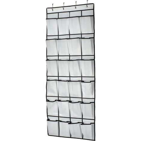 Organisateur Chaussures 24 Poches Blanc (1/5)