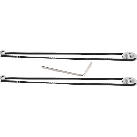 2 jeux de poulies synchrones 20T 60T GT2 pour imprimante 3D, tour CNC, alésage intérieur 5 mm (1/5)