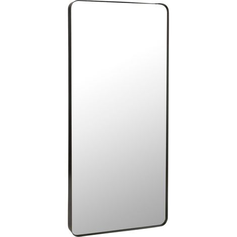 Miroir en Métal "Markus" 180cm Noir (1/4)