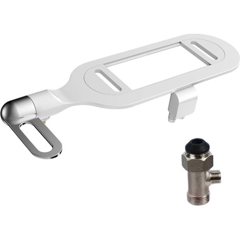 Abattant de toilettes avec bidet intégré, siège à double buse, non (1/5)