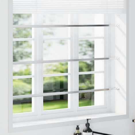 Filiyano-Grilles de protection anti-effraction réglables pour fenêtres, 3 pièces, 710-1200 mm (1/5)
