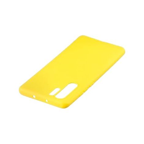 CUSTODIA PER HUAWEI P30 PRO 6.47"" CUSTODIA IN SILICONE GIALLO NEON RETRO (1/2)