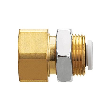 Raccord union de cloison SMC KQ2 vers 8 mm 8 mm ( Prix pour Sachet de 10 )