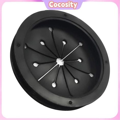 Cocosity protection contre les éclaboussures pour l'élimination des déchets Bouchon d'évier culinaires cuisine Code noir 3 pièces (1/5)