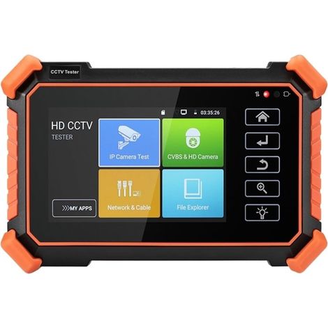 Testeur de vidéosurveillance prenant en charge la caméra IP Testeur De Vidéosurveillance 4 Pouces IPC-1910 Plus, Caméras IP CCTV 8MP CVI TVI AHD Analogique POE, Traceur De Câble Numérique, Outils Rése (1/5)