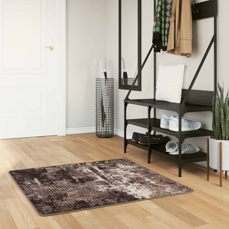 Pasillo de alfombra MARSA Negro 100 x 100 cm Poliéster y PVC