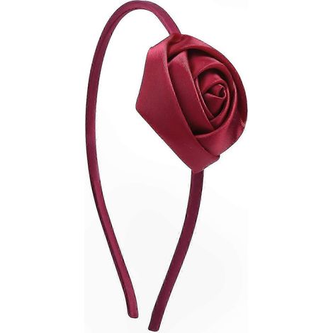 Retro-Blumenhaarband in Lavendelviolett, künstliches Rosenhaarband für Hochzeiten, Blumenkranz für Damen, romantisches Haaraccessoire zum Valentinstag (1/5)
