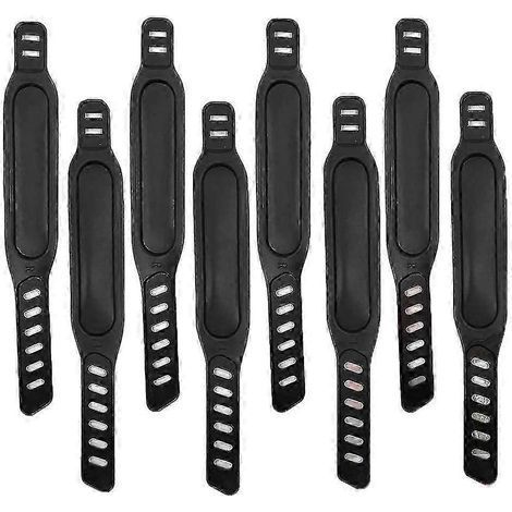 8pcs Exercise Bike Pedal Straps, Adjustable Pedal Straps Foot Pedal Spinning Exercise Bike Home Or (1/5)