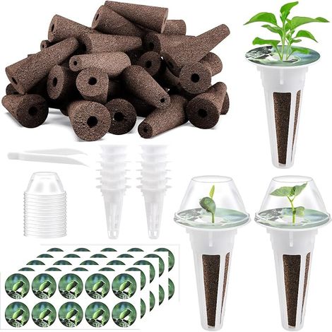 Kit de culture hydroponique 10 pièces — Adapté aux légumes, plantes et fleurs  compatible avec la plupart des systèmes hydroponiques (1/5)