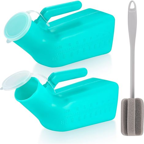 Urinals Men Portable Lid Emergency 1000ml Urine Car Hospital (1/5)