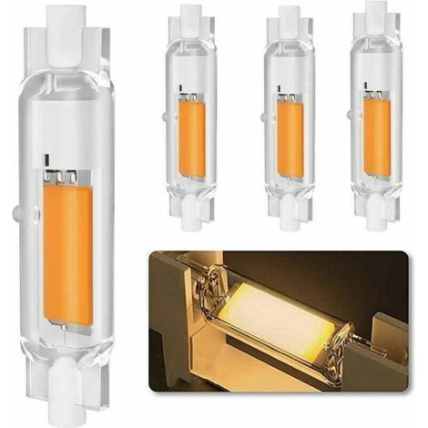 R7s LED 78mm 20W Dimmable Pas de scintillement Blanc chaud, 2000LM R7S Ampoules LED de remplacement pour ampoules halogènes 150W R7S LED Hightlight Ampoule 360° Angle de lumière, Blanc chaud (1/3)