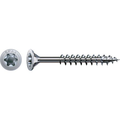 SPAX 0191010400603  Holzschraube 4 mm 60 mm T-STAR plus    Stahl WIROX 100 St.