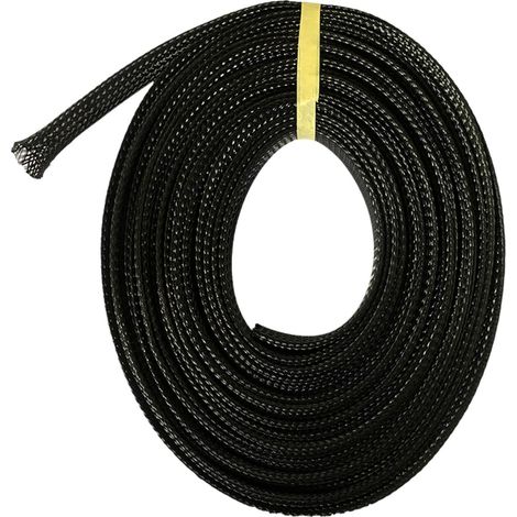 Manchon de câble flexible et retardateur à mâcher - Sans danger pour les animaux domestiques - 6 m/10 m - Manchon tressé permanent (1/5)