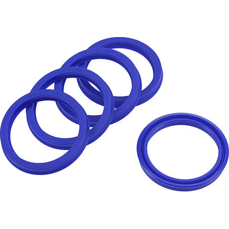 5 Pièces Joints Radiaux UN, Joints d'Huile en PU pour Vérins Hydrauliques (Bleu, 40 mm ID x 48 mm OD x 6 mm de Largeur) (1/5)