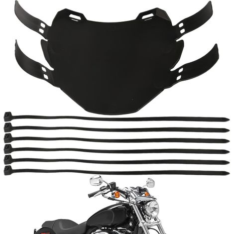 Support de d'Immatriculation pour Moto Support de Remplacement Mat pour d'Immatriculation - Accessoires Motos Mat pour Modification Vélo Électrique (1/5)