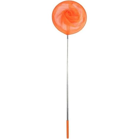 Épuisette de pêche pour enfants, épuisette télescopique 37-58 cm, avec manche en acier inoxydable, pour étangs (bleu) (1/5)