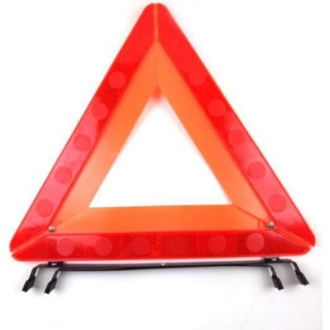 Panneau d'avertissement de Voiture Trépied - - Support Réfléchissant Rouge - Matériel Chantier (1/4)