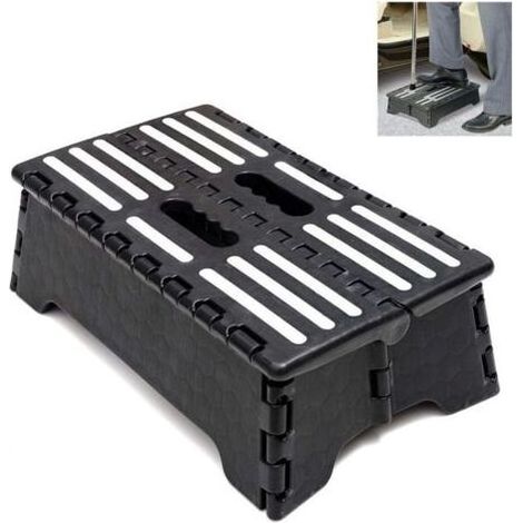 Marchepied pliable portable 12,7 cm pour seniors/adultes, aide lit haut/SUV/camping-car (1/5)