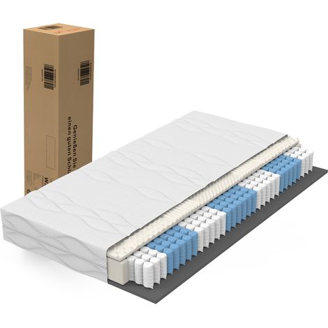 Materasso 160x200 cm a molle insacchettate H3 7 zone 20 cm OEKO-TEX MODENUIT (1/5)