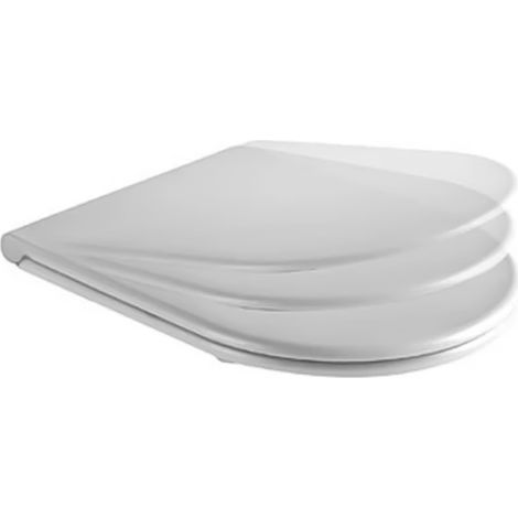 Copriwater Soft-Close Azzurra Ceramica "Comoda" Bianco Opaco