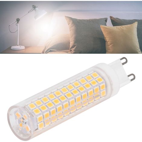Ampoule G9 1000 lm 102 LED en céramique, dimmable, pour lustre et plafonnier, 110 V, blanc froid, 10 W (1/5)