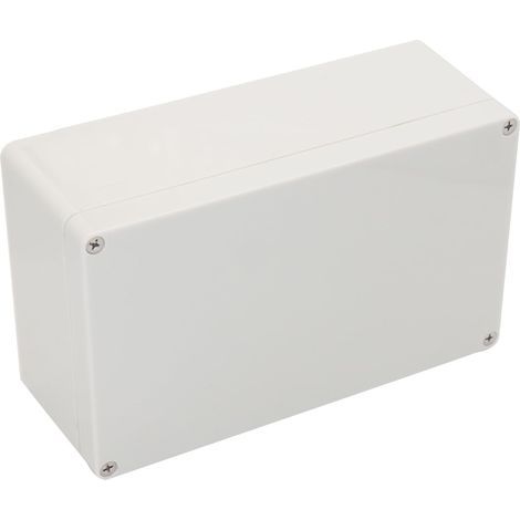 Boîte de dérivation étanche IP65 – Plastique ABS 200x120x75mm – Pour projets électroniques – Résistante aux intempéries (1/4)