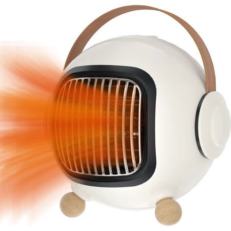 1 Chauffage d'appoint électrique, PTC rapide, sécurité anti-basculement et anti-surchauffe, usage intérieur chambre bureau (1/5)