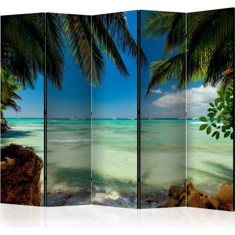 Paravent 5 Volets "Relaxing on the Beach" 172x225cm (1/2)