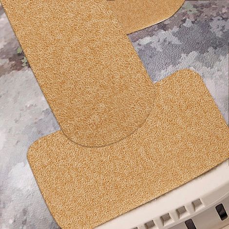 Lot de 5 écussons adhésifs résistants pour casque, fixation auto-agrippante, accessoire militaire (beige) (1/5)