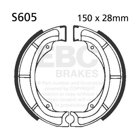 Pastiglie freno EBC S605 (1 set)