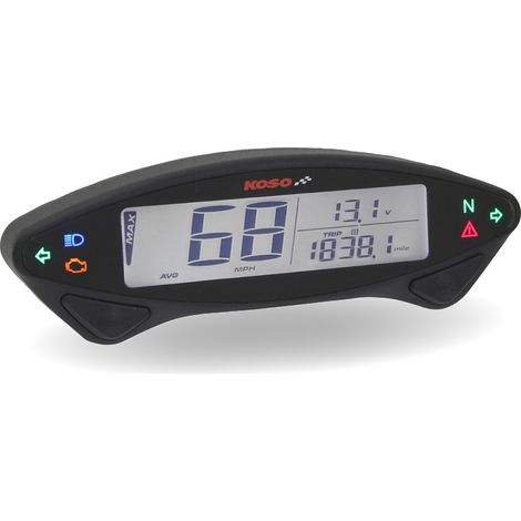 Universeller Motorrad-Tachometer KOSO DB EX-02S mit Sensor und Magnet für KTM/Husqvarna/Husaberg/Beta RR (1/2)