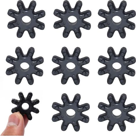 Lot de 8 pièces Coupleurs de Direction Flexibles, Plastique Coupleurs, coupleur de direction en plastique, engrenage de colonne de direction. (1/5)